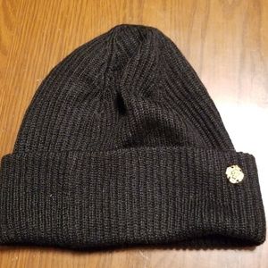 Annie Klein vintage gold lion black sock hat g322